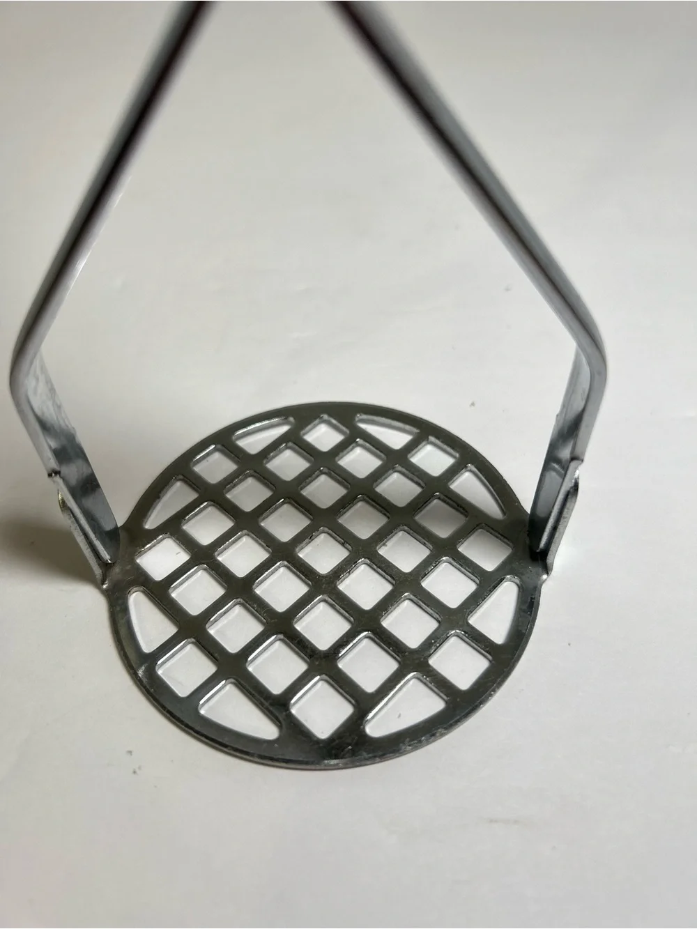 Vintage Blue Cornflower Masher Coordinate with Corning Ware Japan Stainless